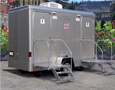 Two-stall Platinum Exterior Restroom Trailer
