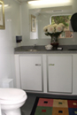 Standard Womens Stall Restroom Trailer Interior