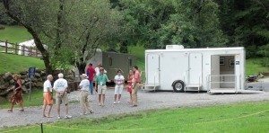 Upscale Portable Restroom Trailers