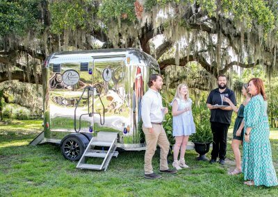 Shiny Portable Restroom is a Gathering Place at Events